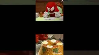 knuckles aprovando comidas