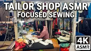 Tailors at Work - Focused Sewing, Natural Workshop Sounds (27 Minutes)