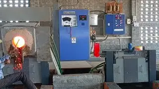 Induction Heating Furnace/NUT making (Hammer) INDO POWER FURNACE #Foundrytechindopowerinduction