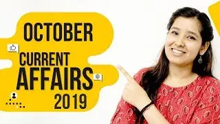 October 2019 Current Affairs | Monthly Wrap up | November 2019