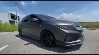 Car Painting Honda City #Matte Grey #Aikka paint By Lucky Garage