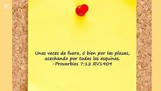 Devocional # 205 / Enero : Proverbios 7 / 27 Lectura : Todo por Nada