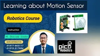 Learning about Motion Sensor (Robotics Course) | Pico Robotics