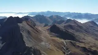 Panorama dalla cima di Rocca la Meja mt 2831 s.l.m. col drone