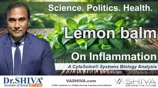 Dr.SHIVA&reg; LIVE: Lemon Balm on Inflammation @CytoSolve&reg; Systems Analysis