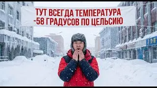 Самый холодный город Китая, самая низкая температура - минус 58°C