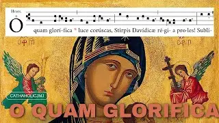 Gregorian Chant – O Quam Glorifica | Traditional Latin Hymn