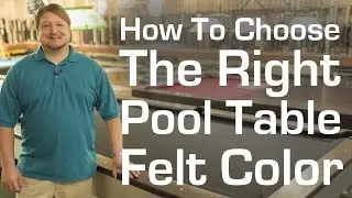 How To Choose The Right Color Pool Table Felt