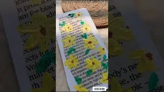 Unique bookmark📑💛🌻#aesthetic #unique bookmark #viralvideo
