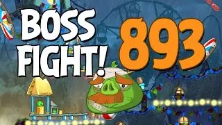 Angry Birds 2 Boss Fight 125! Foreman Pig Level 893 Walkthrough - iOS, Android