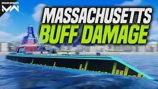 USS Massachusetts (BB-1012) Review And Test Damage Setelah di Buff - Modern Warships Alpha Test