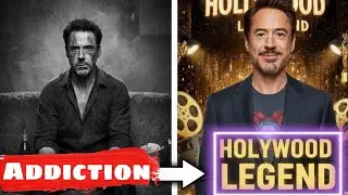 Robert Downey Jr&rsquo;s Life Story | From Addiction to Hollywood Legend #robertdowneyjr #ironman 