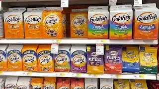 Крекеры Goldfish в магазине Target.