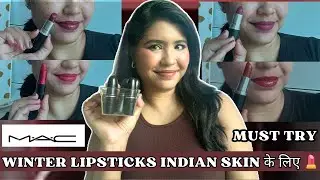 Top 06 BEST Mac Lipsticks for Winter Indian skin Ke Liye 💄+ Lipstick Project Pan Intro