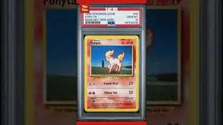 Ponyta 60/102 Base Set Common Pokemon Card 1999-2000 4th Print PSA 10 GEM MINT