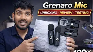 Mystery Box Me Nikla Grenaro Mic 😍 | Unboxing Grenaro Wireless Mic | Testing & Honest Review 🔥