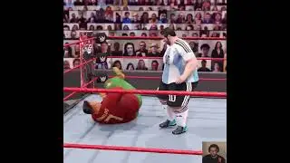 Ronaldo Challenge Messi but in WWE after retirement 🤣🤣🤣🤣#ronaldo #messi #ronaldomessi