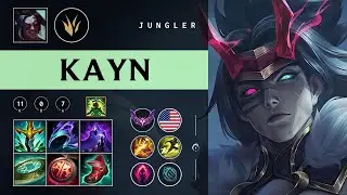 Kayn Jungle vs Ivern - NA Master Patch 26.02