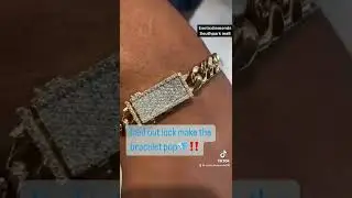 #Gold_Bracelets  #DiamondIced  Out Lock Miami Cuban Link Bracelet | Exotic Diamond San Antonio