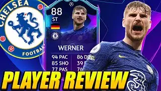 THE FINISHER! 🎯88 RTTK WERNER PLAYER REVIEW! THE BEST VALUE ST! 88 RTTF WERNER REVIEW! FIFA 22