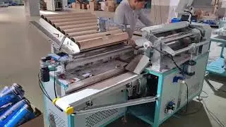WT-720X Paper Tube Water Based Glue Labeling Machine 720mm Length