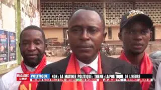 Magazine lakisa misala nayo : mot du pr&eacute;sident urbain de matadi dans la matin&eacute;e Politique