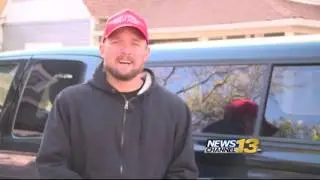Local Trump supporter finds truck tires slashed