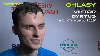 Viktor Byrtus po v&iacute;tězstv&iacute; na MČR ve squashi 2025 | OHLASY