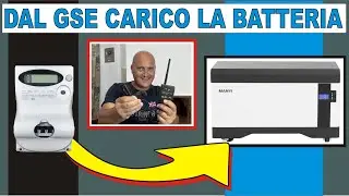 BATTERIA CARICATA DALLO SSP #fotovoltaico #faidate #perte #retrofit 