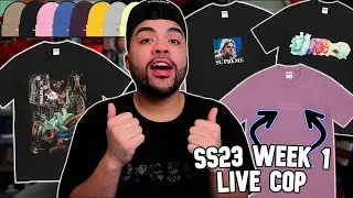 I Spent Too Much.. SUPREME SS23 WEEK 1 LIVE COP Success!