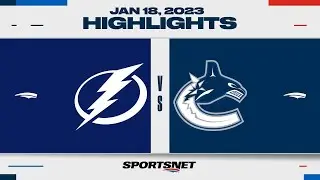 NHL Highlights | Lightning vs. Canucks - January 18, 2023