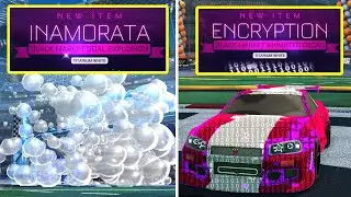 I BOUGHT THE *NEW* TITANIUM WHITE ENCRYPTION & INAMORATA BLACKMARKETS IN ROCKET LEAGUE