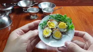 [Kid food] How to make  Crispy Mince Wrapped Soft Boiled Egg  ↕&infin; easy make cook with egg
