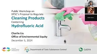 Proposal to Regulate Cleaning Products Containing Hydrofluoric Acid - December 5, 2024