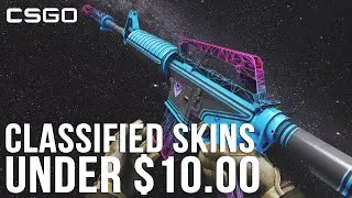 CS:GO - 10 CLASSIFIED SKINS UNDER $10 (PINK RARITY SKINS)