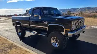5 min tour of our 1987 Chevy Silverado 