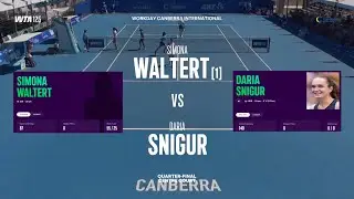 (1) Simona Waltert (SUI) vs Daria Snigur (UKR) - Game, Set, Match