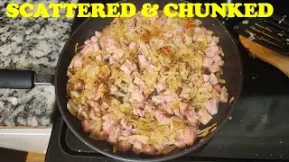 Waffle House Scattered And Chunked Hash browns - My Way At Home