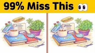 【99% Miss This ㅣ間違い探し】#숨은그림찾기 #BrainGames #VisualPuzzle #틀린그림찾기 #BrainTraining  #치매예방 # 脳トレ #quiz
