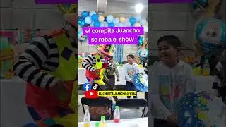 @elcompitajuanchooficial se roba el show del #payaso 😎 #cat #ni&ntilde;os #navidad #tradiciones #humor