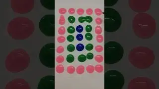Colour drops mix Rangoli | #shorts #viralshorts #shortsfeed  #trending