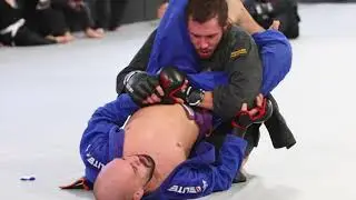 TRITAC Sparring / Holiday Bash 2017: Adam vs Dave Triangle Choke