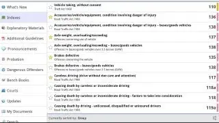 Sentencing Guidelines App for Android Tablet