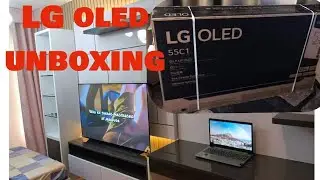 Unboxing  LG OLED 55C1 PSB  ||   ThinQ || LG