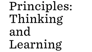 PRINCIPLES OF THINKING AND LEARNING: FOCUSING ON HOW STUDENTS MINDSETS AND BELIEFS. 