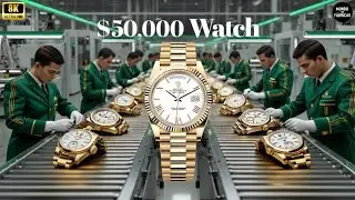 De lingote de oro a un Rolex Day-Date de $50,000: El proceso completo de fabricación