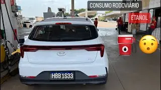 Consumo Rodovi&aacute;rio Etanol Hyundai HB20 Comfort 1.0 TGDI MANUAL 2023/2024 l Teste de Longa Dura&ccedil;&atilde;o