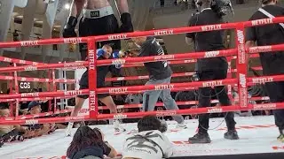 Shadasia Green hits pads at the Oculus WTC workout ahead of unification bout vs. Savannah Marshall