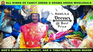 All Kinds of Fancy Drama Dress Wholesale | God's Ornaments, Mukut, Har & Theatrical Dress Maker
