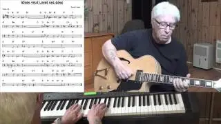 When Your Lover Has Gone - Jazz guitar & piano cover ( Einar A. Swan ) Yvan Jacques